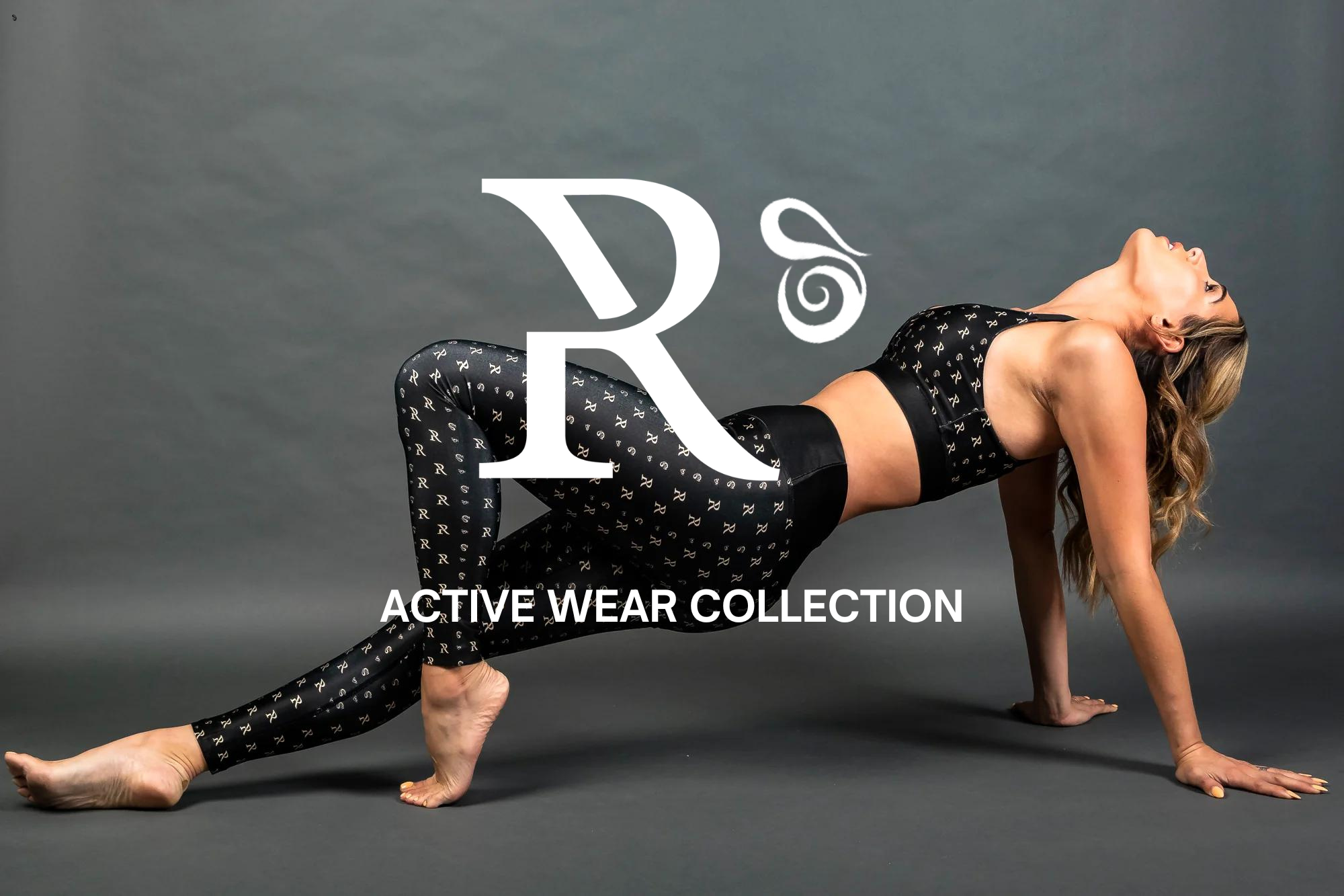 Model Posing in Activewear For Rose Paulino Shoot