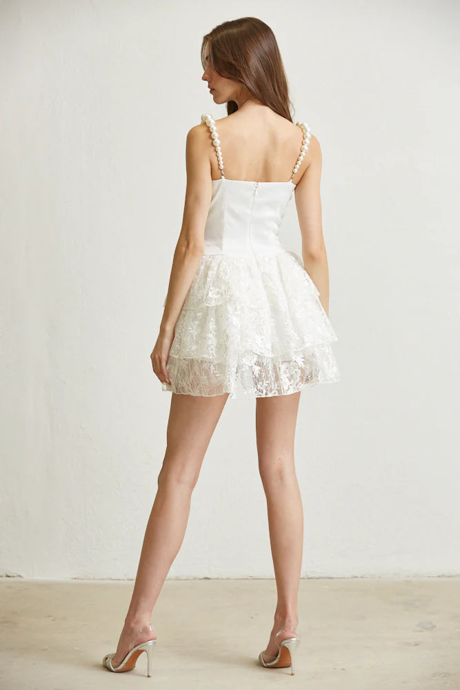 Pearl Bloom Floral Romper