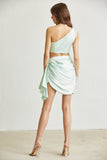 Natalie Luxe Satin Fabric Set