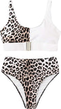 Lina- High Waist Leopard Bikini Set