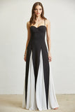 CHIFFON GODET MAXI SKIRT DRESS