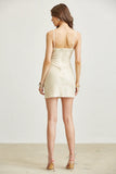 Maha Sequence Mini Dress with Crystal Bows