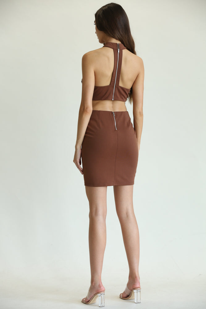 Brynlee dress - S / Brown Brynlee dress - S / Brown
