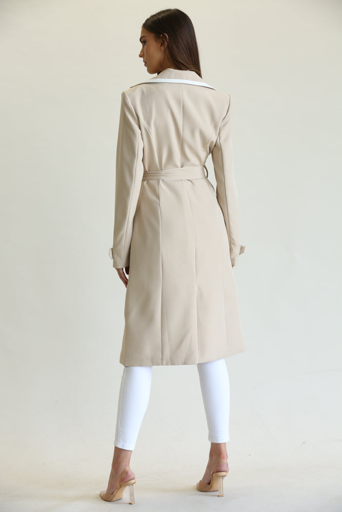 Maeve Woven Trench Coat