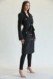 Eloise Lapel Winged Colar Coat