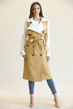 Luxury Double Breasted Front Closure Coat