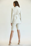 Claire Blazer +Biker Short set