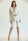 Claire Blazer +Biker Short set