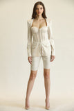Sophie Blazer +Biker Short set