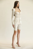 Sophie Blazer +Biker Short set