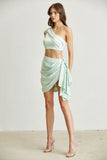 Natalie Luxe Satin Fabric Set