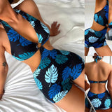 Sienna- Womens Multi Blue One Piece