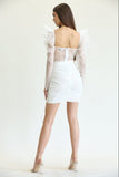 Beta - Sparkle Glitter Mesh Fabric Dress