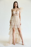 Atiena - Tulle Mesh Fabric Dress