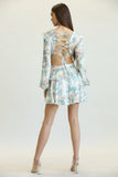 Jula - Houndstooth Print Pattern Romper