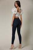 Luanne - A organza top featuring a checkbox pattern