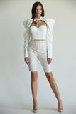 Jono - Corset Bustier + Shrug Two-piece Set