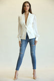 Kimberly- Chiffon Sleeved Blazer