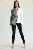 Kennedy- Color-block Printed Blazer