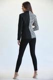 Kennedy- Color-block Printed Blazer