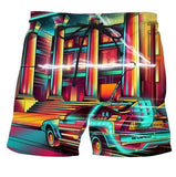 Glowing City Shorts