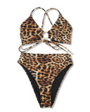 Rexy- Women's Leopard Print Two Piece Set