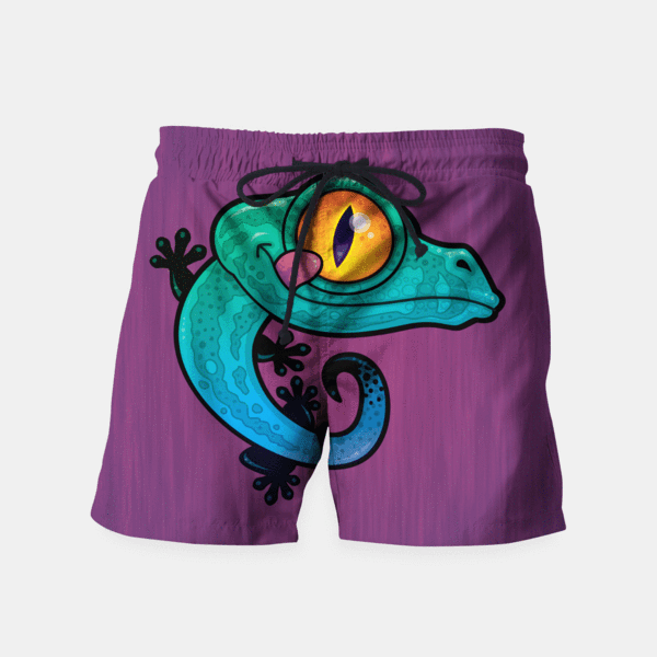 Gecko Lizard Swim Shorts